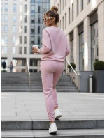 Dámská tepláková souprava MILIAN pink FashionStreet AY0820 Dámská tepláková souprava MILIAN pink FashionStreet AY0820