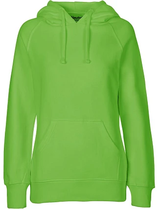 Neutral O 83101 Dámská mikina s kapucí z bio bavlny 77.8311 lime Neutral O 83101 Dámská mikina s kapucí z bio bavlny 77.8311 lime