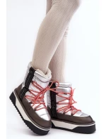 Šnekové Dámské Na Tlusté Podrážce Veganské D.Franklin DFSH371006 Stříbrné Šnekové Dámské Na Tlusté Podrážce Veganské D.Franklin DFSH371006 Stříbrné