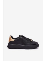 Dámské Sneakersy Z Eko Kůže Big Star RR274257 Černé