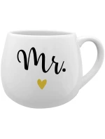 MR. - bílý keramický hrníček 300 ml MR. - bílý keramický hrníček 300 ml