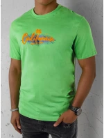 Pánské zelené tričko s potiskem FashionStreet RX5373