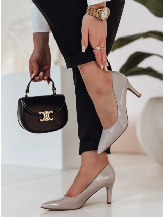 Dámské jehlové boty STILETTU na vysokém podpatku šedé FashionStreet ZY0839