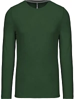 Kariban K 359 Pánské tričko s dlouhým rukávem 20.K359 forest green