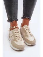 Dámské tenisky z ekokože béžové Kaimans