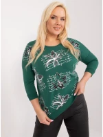 Halenka RV BZ 9182.14 tmavě zelená Halenka RV BZ 9182.14 tmavě zelená