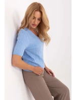 Svetr s krátkým rukávem  model 217333 Factory Price