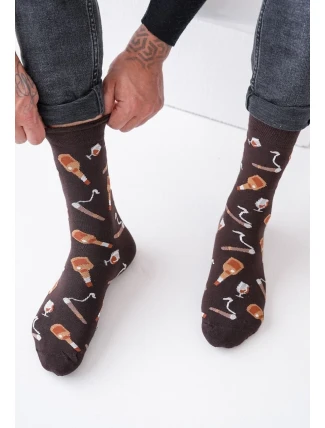 Milena Avangard Ponožky 0125-105 Whisky I Cigar 39-46