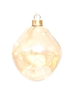 SKLENĚNÁ TVAROVACÍ CETKA VEDLA KAPKA 10CM ZLATÁ