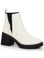 Zateplené boty Artiker W HBH42 s podpatkem na jehlovém podpatku