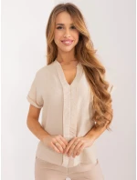 Halenka D60103F11204A béžová Halenka D60103F11204A béžová