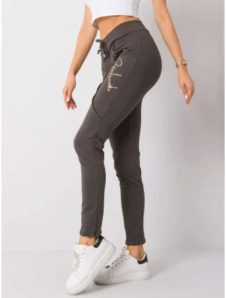 Tepláky RV DR 6046.12 tmavá khaki