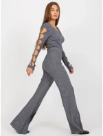 Kalhoty VI SP 20271.97 tmavě šedá Kalhoty VI SP 20271.97 tmavě šedá