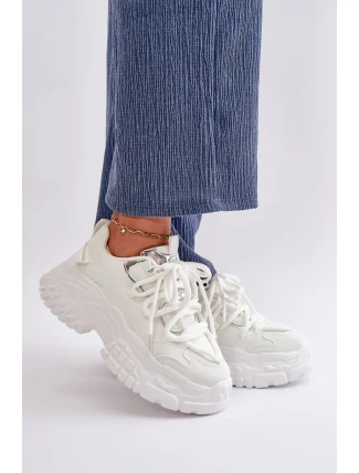 Dámské tenisky na masivní podrážce bílé Nevela Dámské tenisky na masivní podrážce bílé Nevela