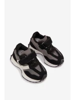 Dětské sportovní boty na suchý zip Miranda – černé
