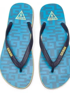 Plážové žabky F92Z08-B00H modrá - GUESS