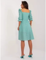 Dámské šaty LK SK 509372.45 mentolové - Lakerta Dámské šaty LK SK 509372.45 mentolové - Lakerta
