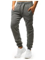 Pánské tmavě šedé tepláky FashionStreet UX2872