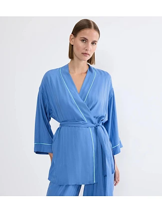 Amourette Jacquard Robe Top - CIEL - TRIUMPH CIEL - TRIUMPH Amourette Jacquard Robe Top - CIEL - TRIUMPH CIEL - TRIUMPH
