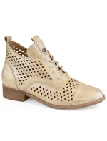 Ažurové boty Potocki W WOL205 zlaté Ažurové boty Potocki W WOL205 zlaté