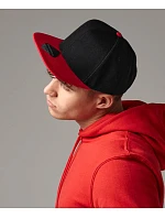 Beechfield B 661 6 panelová Snapback kšiltovka "Original" 53.0661 grey/black
