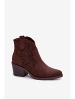 Boty na podpatku model 224620 Step in style Boty na podpatku model 224620 Step in style