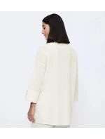 Summer Wear Boyfriend Shirt - SILK WHITE - TRIUMPH SILK WHITE - TRIUMPH