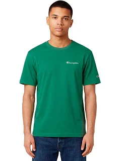 Pánské tričko Champion SS Tee green 221798 GS108 pánské