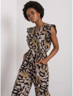 Kombinéza DHJ KO 13568.13P černá a béžová