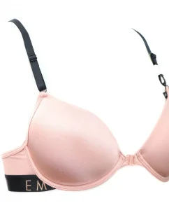 Podprsenka s kosticí 164265 9A210 13270 růžová - Emporio Armani