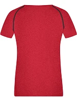 Daiber JN 495 Dámské funkční tričko 02.0495 red melange/titan
