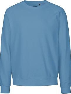 Neutral O 63001 Unisex raglánová mikina z bio bavlny 77.6301 dusty indigo