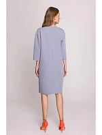 Dámské šaty S394 holubičí šedá - Stylove
