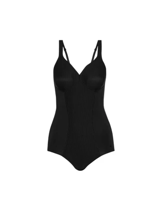 Dámské body Modern Soft+Cotton BS - BLACK - černé 0004 - TRIUMPH