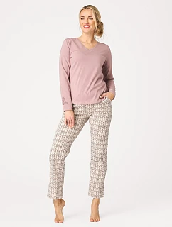 Pyžamo Key LNS 511 B26 dlouhé rukávy, velikost 2XL–3XL