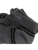 Skechers 3pk Terry Train Work Socks S102684-GRY Šedé 41–46