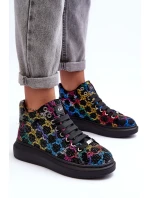 Sportovní Boty Na Platformě Džety GOE MM2N4009 Černé