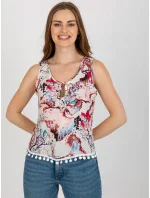 Halenka AT BZ 2202B.70 bílé a růžové Halenka AT BZ 2202B.70 bílé a růžové