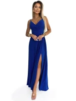 299-17 CHIARA elegantní maxi dlouhé šaty bez ramínek - CHABRERA S BROKEREM 299-17 CHIARA elegantní maxi dlouhé šaty bez ramínek - CHABRERA S BROKEREM