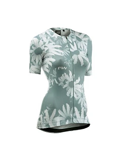 Cyklistické tričko NORTHWAVE Blade Woman Jersey, zelené