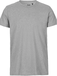 Neutral O 61001 Pánské tričko z bio bavlny 77.6101 sport grey
