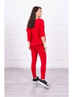 Sada s potiskem Queen červená Sada s potiskem Queen červená