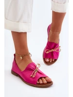 Zazoo 2660 Dámské kožené baleríny fuksie Zazoo 2660 Dámské kožené baleríny fuksie