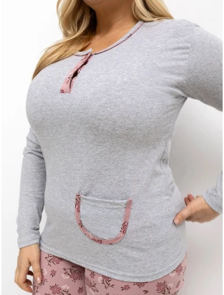 DU PI pyžamo FP 508.57 šedé