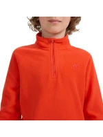 Chlapecká fleecová mikina 4F M058 červená 4FJWAW25UFLEM058 62S