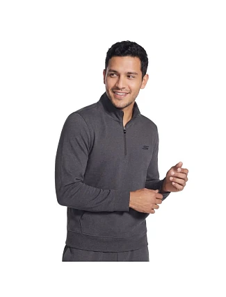Skechers Weekend Easy 1/4 Zip LT269-BKCC Černé L