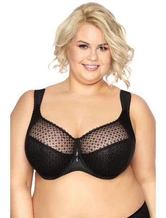 Dámská podprsenka Samira Maxi BSM874 Černá - Gaia Dámská podprsenka Samira Maxi BSM874 Černá - Gaia
