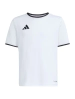 Dětská trička adidas Entrada 26 Jersey bílo-černá JZ2532 Dětská trička adidas Entrada 26 Jersey bílo-černá JZ2532