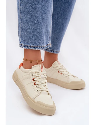 Dámské tenisky Big Star NN274445 Memory Foam System Béžové