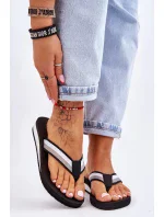 Dámské žabky na platformě Big Star LL274781 Černá Dámské žabky na platformě Big Star LL274781 Černá